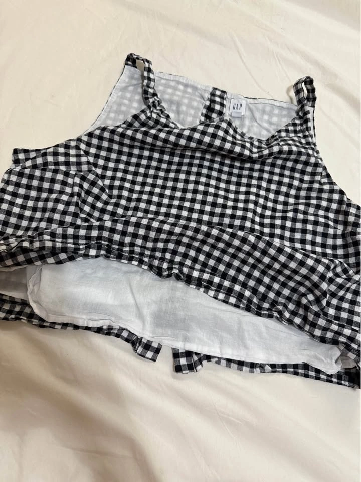 Gap Linen Blend Cropped Tank - photo 5