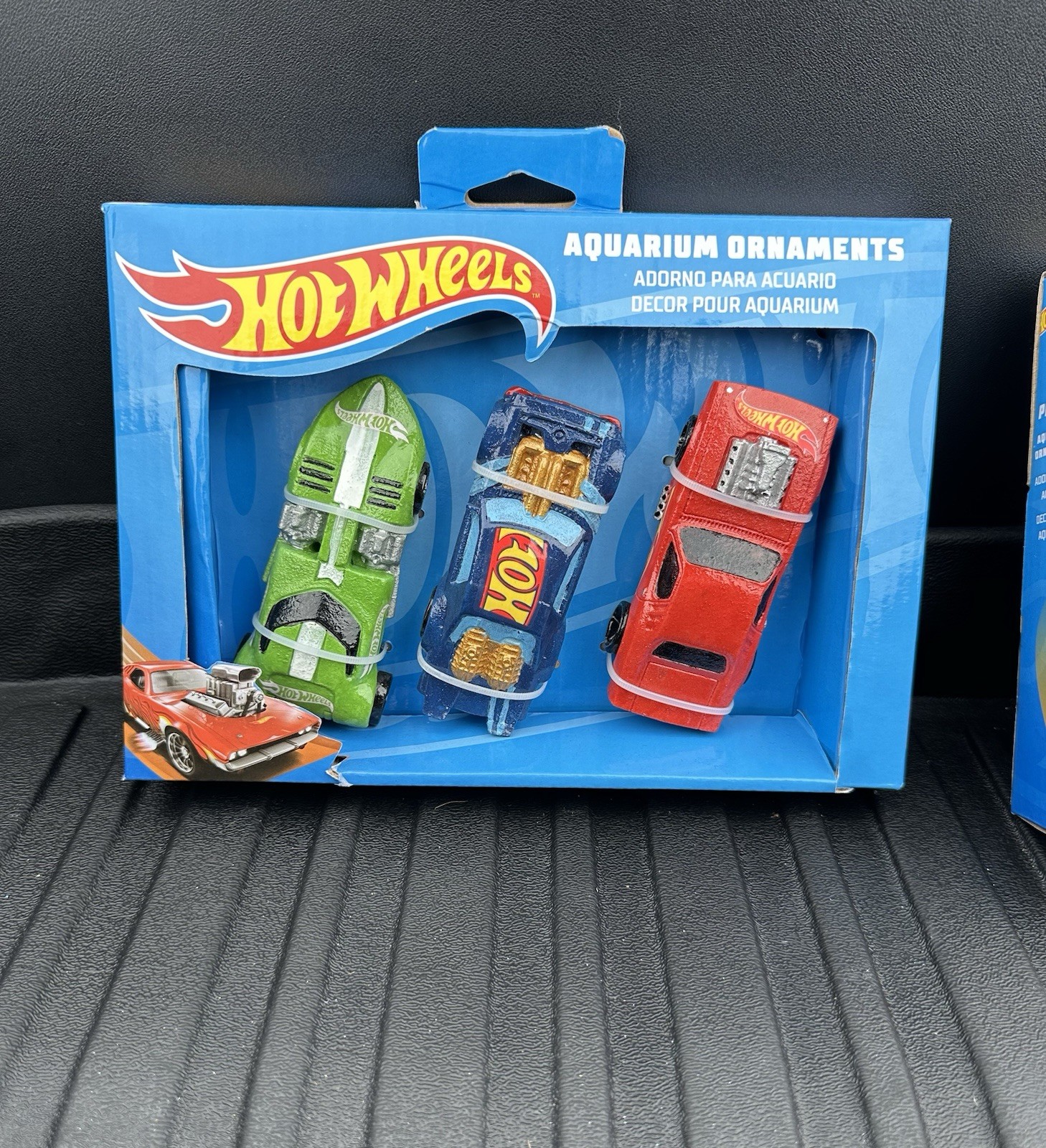 2 Pack of Hot Wheels Cars | 3-Piece Aquarium Decoration Bundle - photo 3