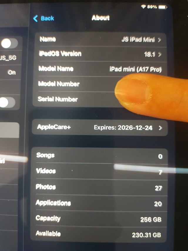 Apple iPad mini Wi-fi 256GB A17 Pro (7th gen) - photo 5