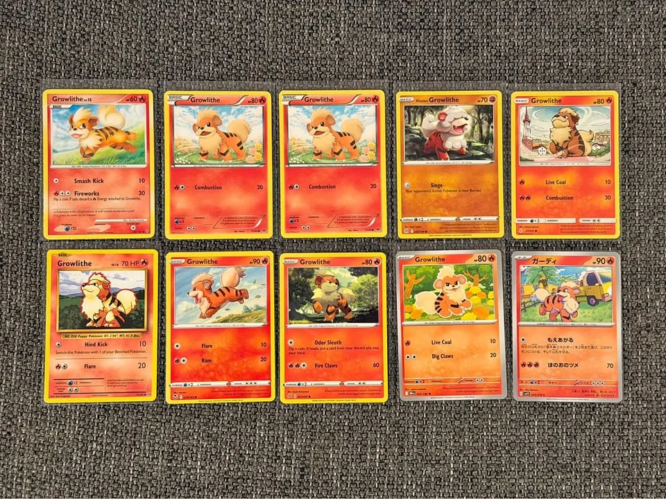 Pokemon Growlithe Collection 🐯