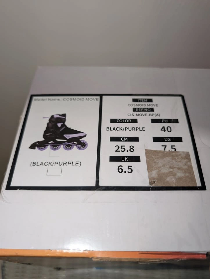 NEW - Cosmoid Move Inline Skates - Size US 7.5 - photo 4