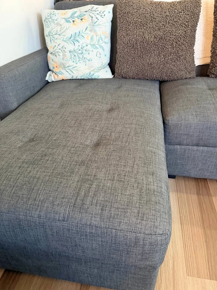 Couch with storage and can turn into a bed