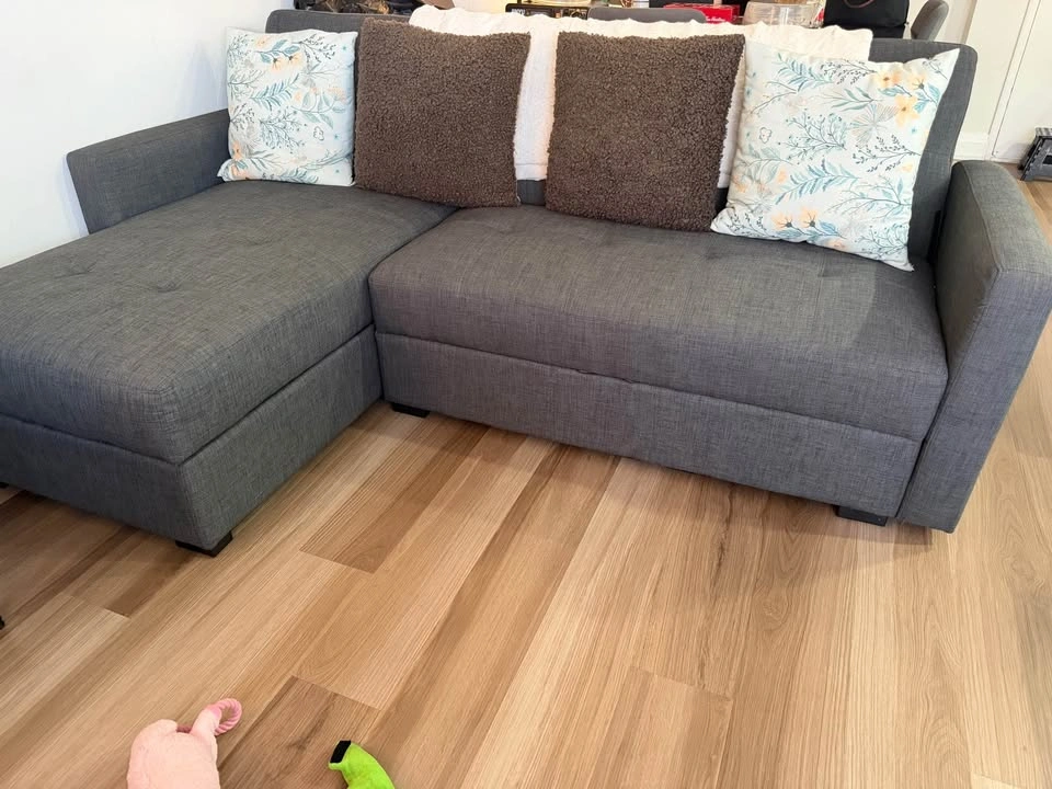 Couch with storage and can turn into a bed - photo 4