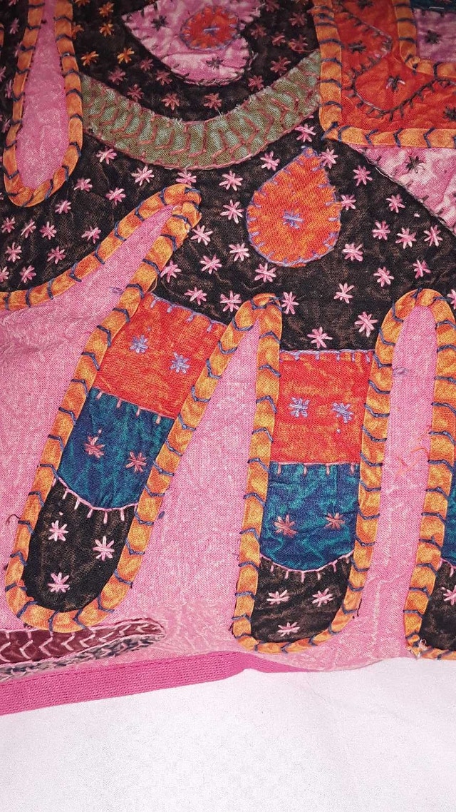 NEW BOHO PINK CUSHION COVER - photo 5