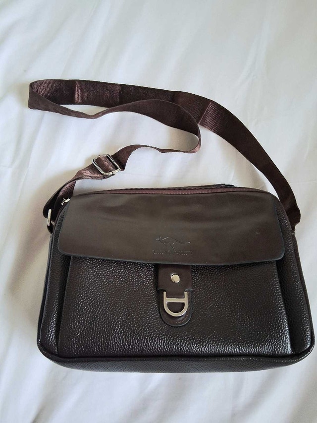 DARK BROWN CROSSBODY BAG