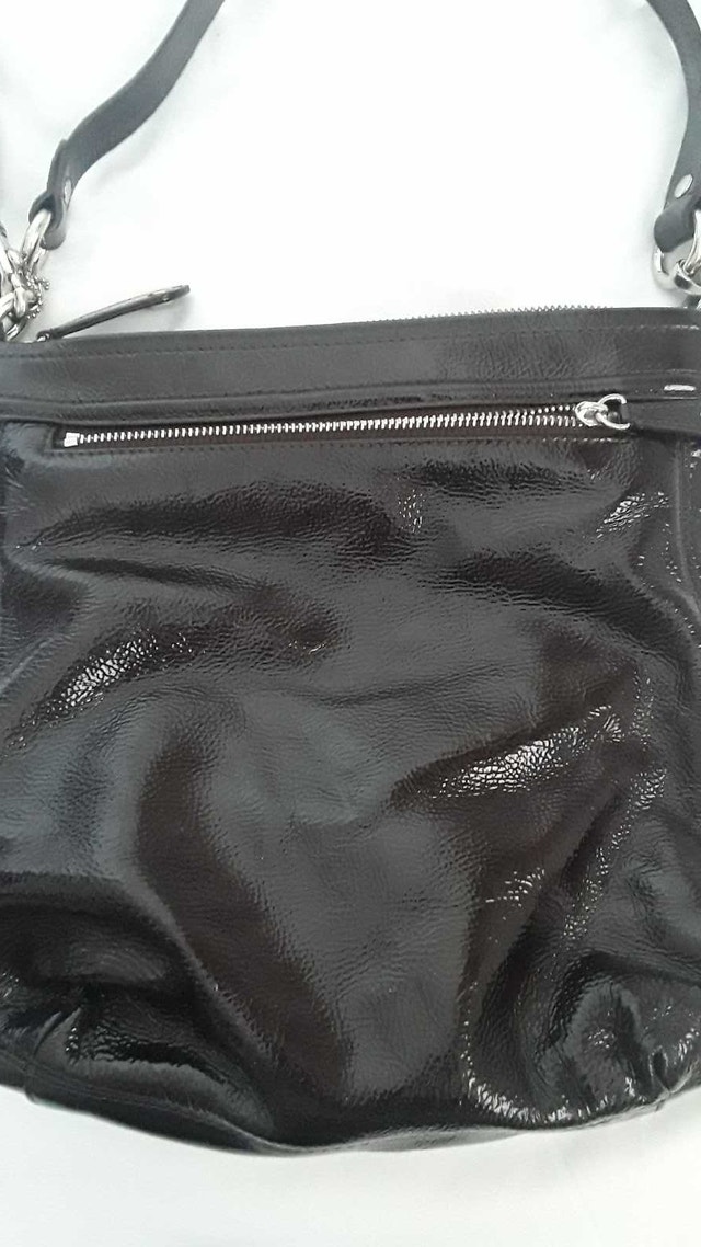 COACH Dark Brown Patent Leather Crossbody/Handbag - photo 5