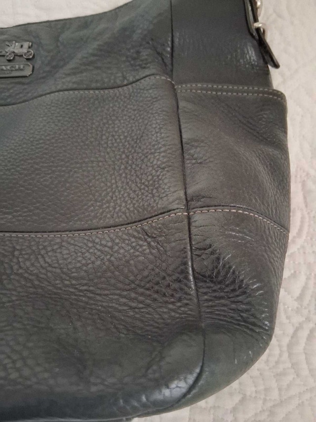 COACH BLACK LEATHER HANDBAG - photo 3