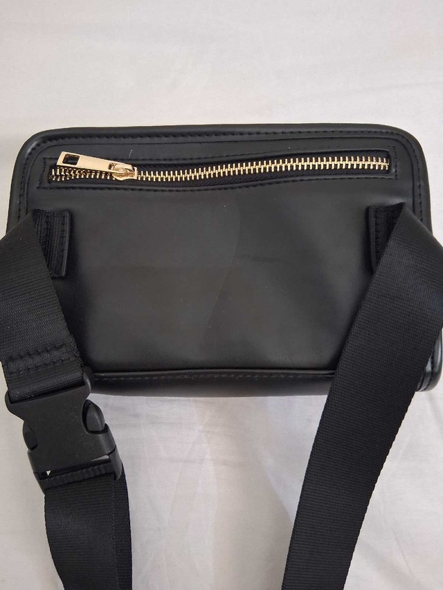 BLACK QUILTED BELT/CROSSBODY BAG - photo 3