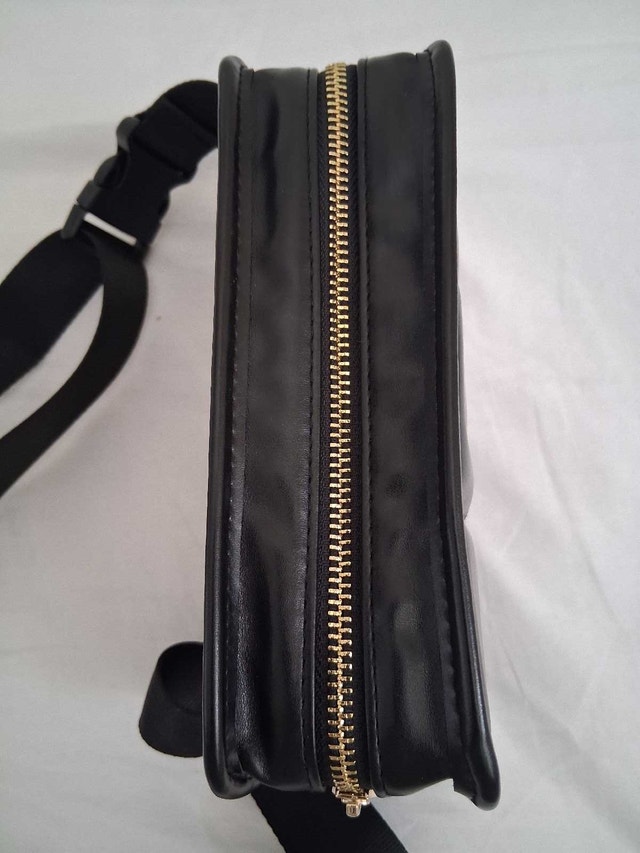BLACK QUILTED BELT/CROSSBODY BAG - photo 4