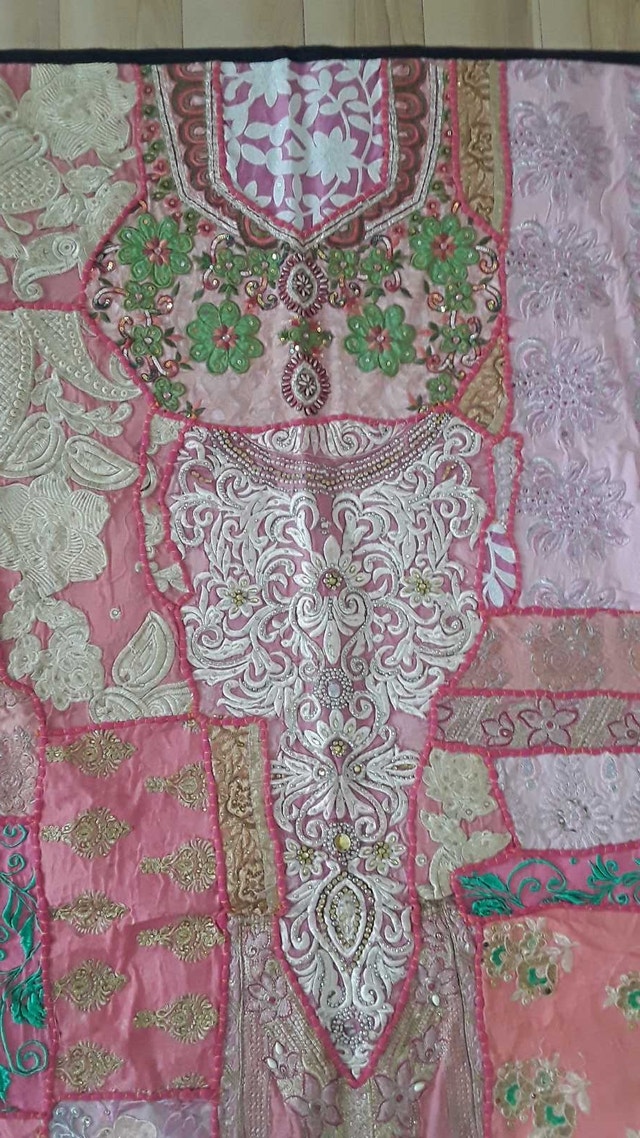 NEW STUNNING PINK BOHO TABLE/WALL DECOR - photo 2