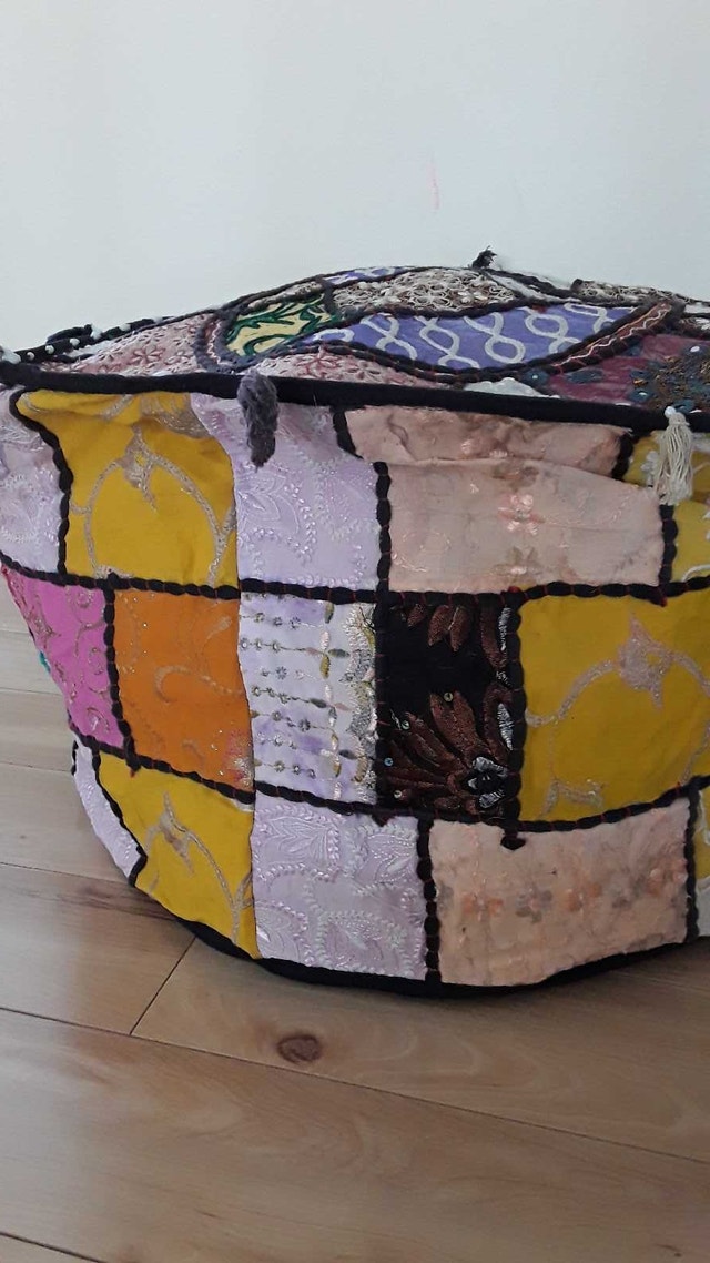 NEW BEAUTIFUL POUF COVER - photo 5