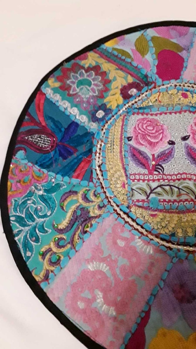 NEW GORGEOUS BOHO ROUND CUSHION COVER - photo 2