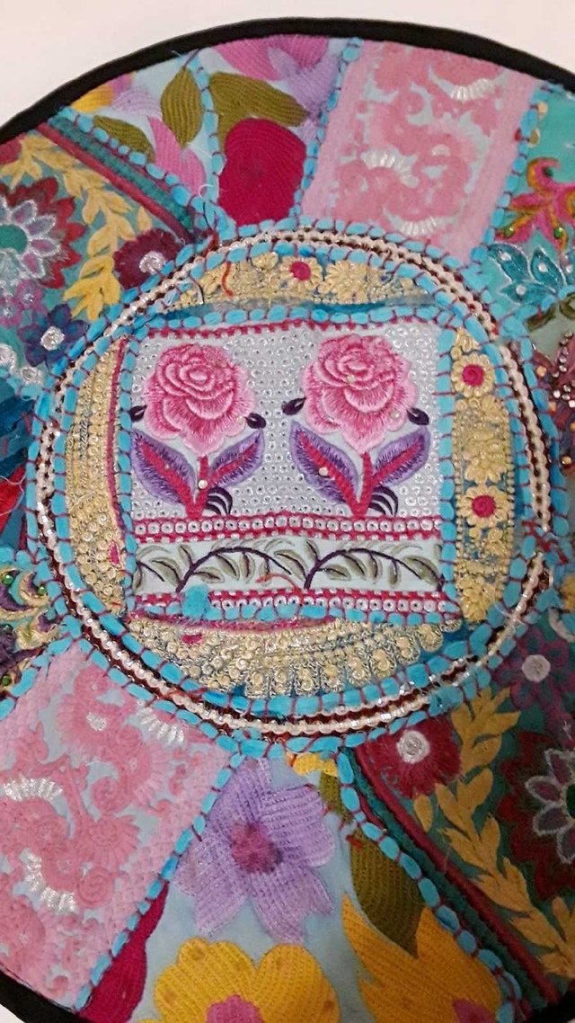 NEW GORGEOUS BOHO ROUND CUSHION COVER - photo 4