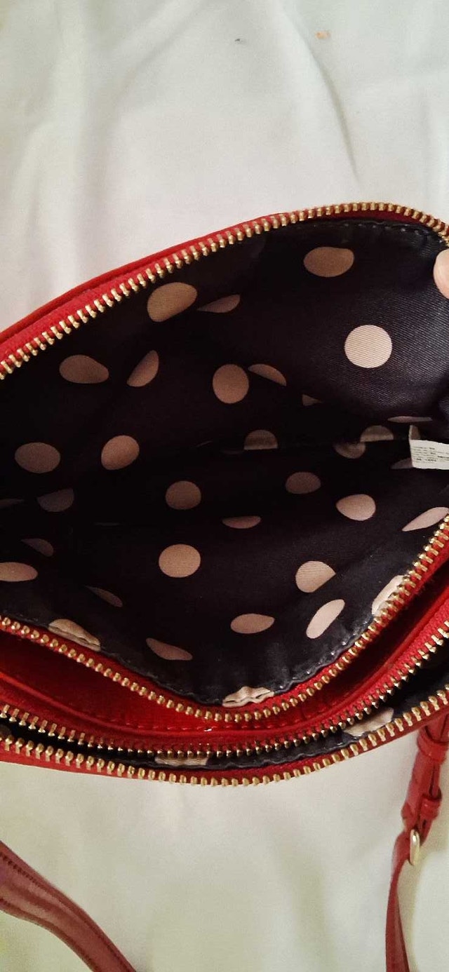 KATE SPADE RED PATENT LEATHER CROSSBODY BAG - photo 4