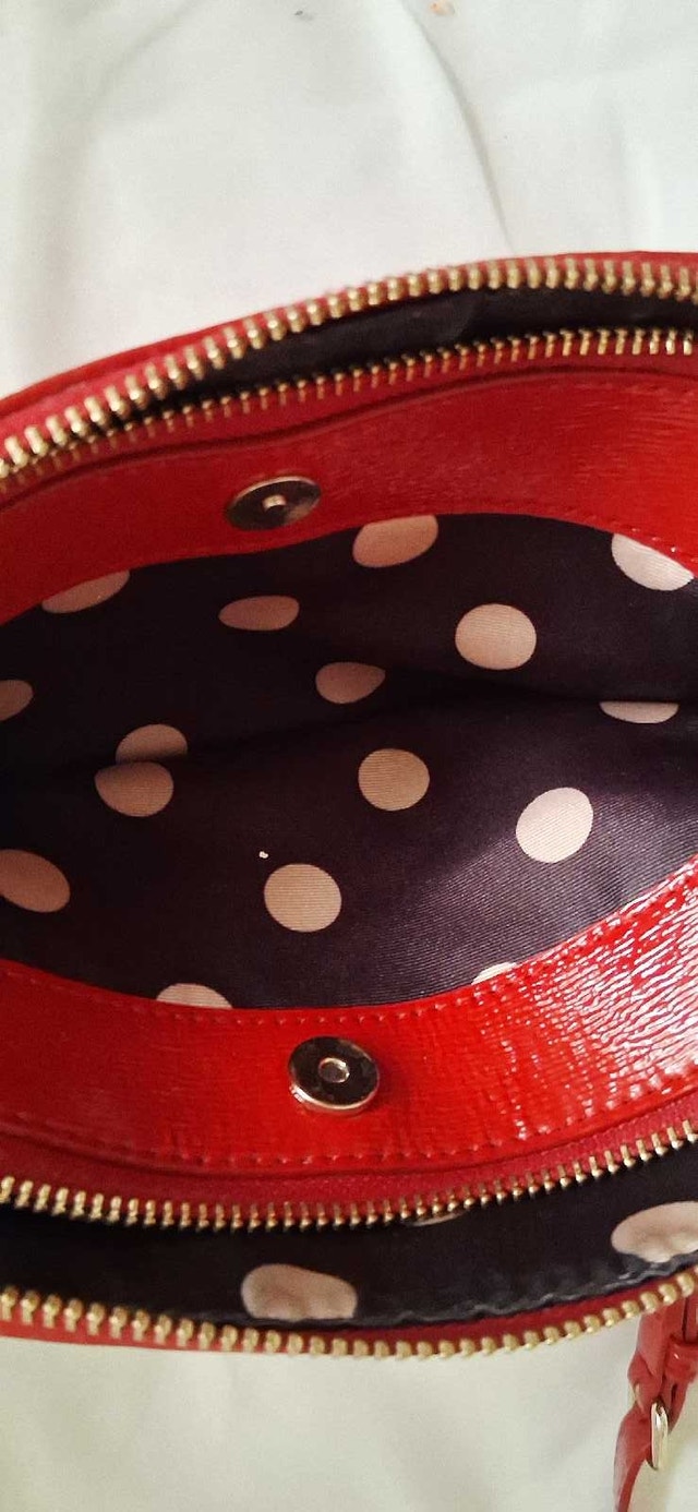 KATE SPADE RED PATENT LEATHER CROSSBODY BAG - photo 5