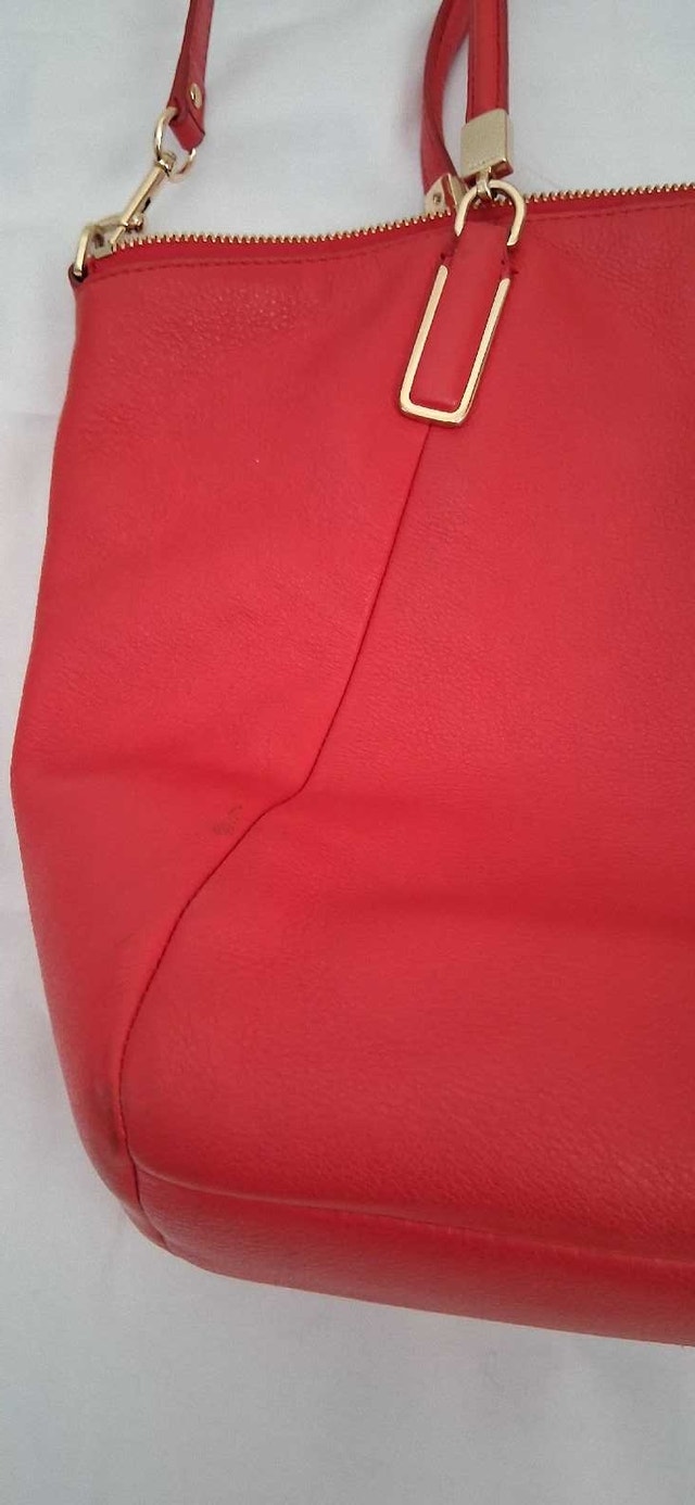 COACH RED TOTE BAG - photo 3