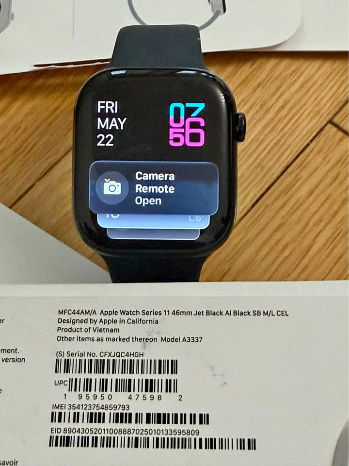 Apple Watch 11 Cellular & GPS 46mm Warranty till March 2027