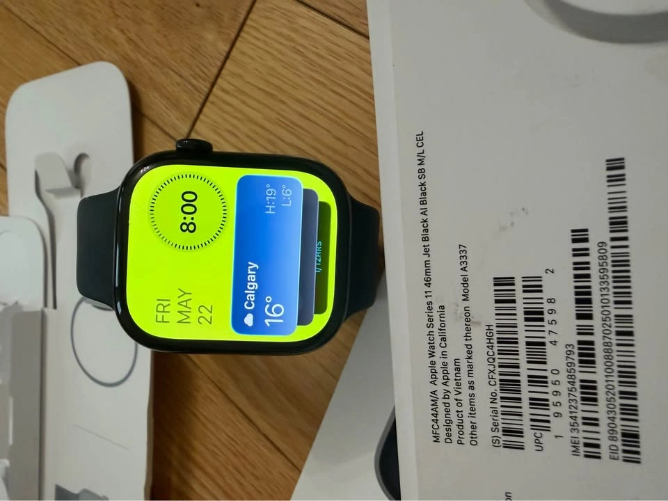 Apple Watch 11 Cellular & GPS 46mm Warranty till March 2027 - photo 4
