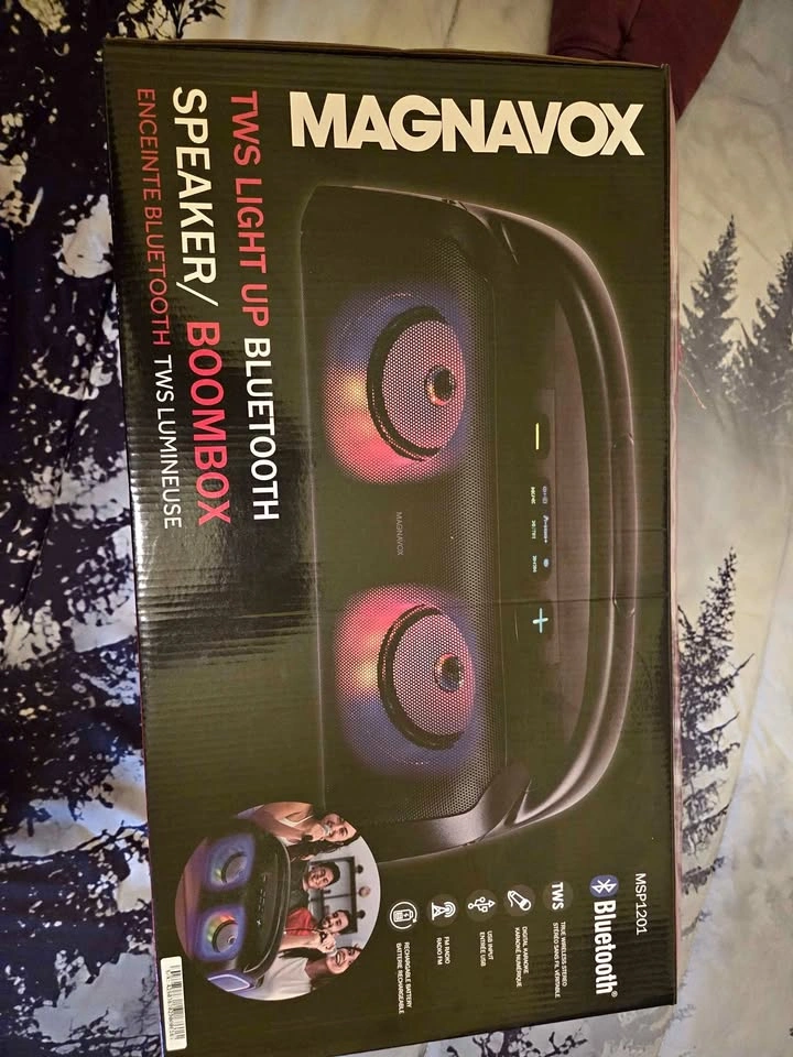 Bluetooth RGB Boombox Speaker