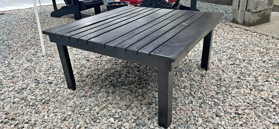 Cedar patio table