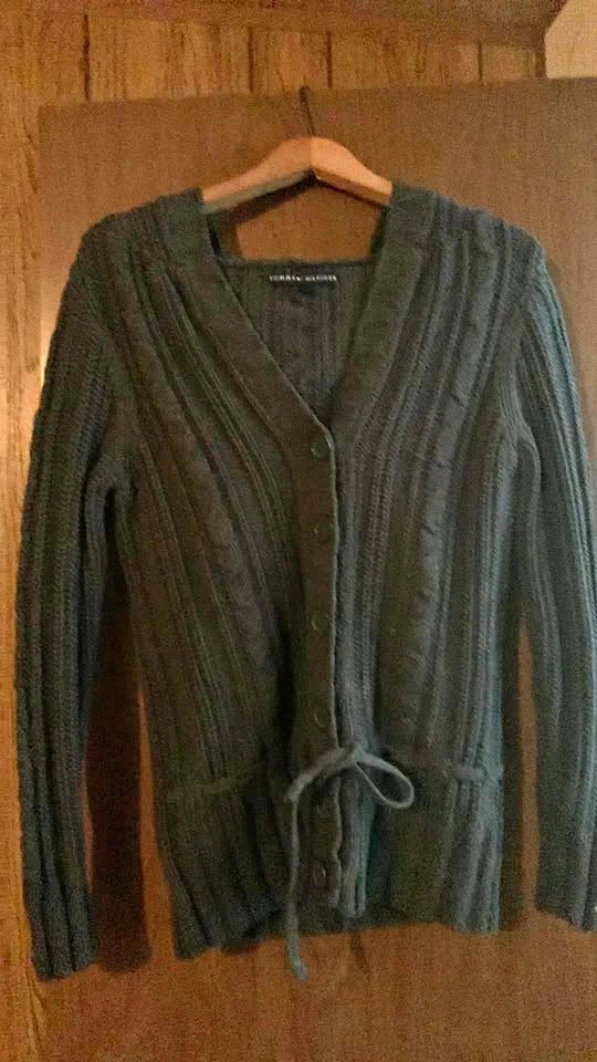 Tommy Hilfiger ladies medium cardigan with hoodie