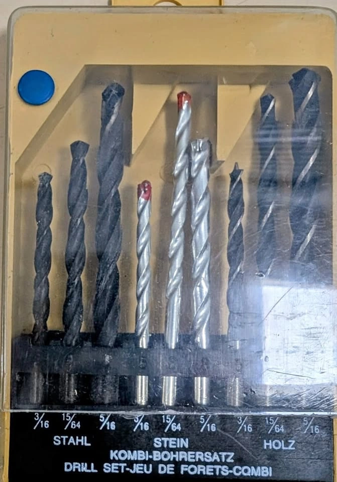 Combination Drill Bit Set for Steel Stone Wood