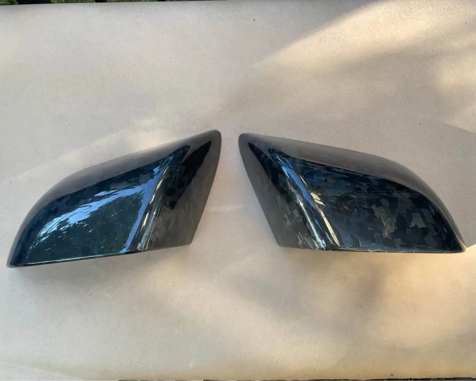 Tesla Model 3 Carbon Fiber Mirror Caps image indicator(3)