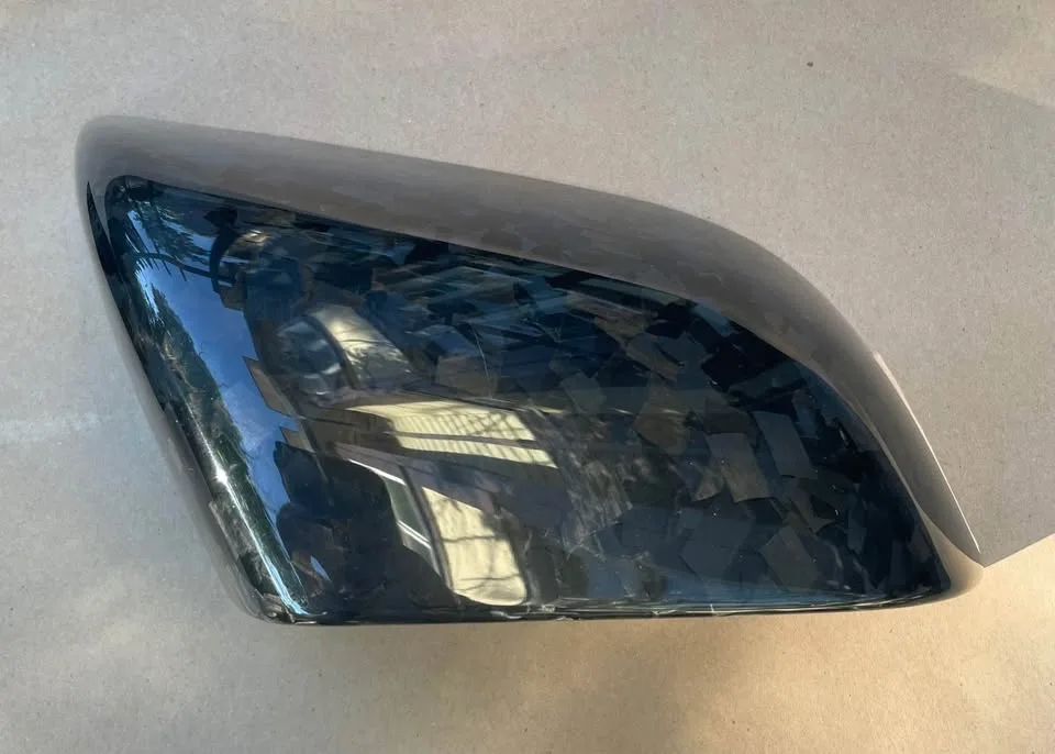 Tesla Model 3 Carbon Fiber Mirror Caps image indicator(5)