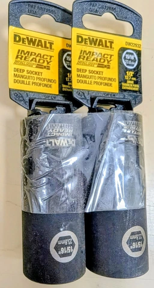DeWalt Impact Ready Deep Sockets 15/16" 1/2" Drive - photo 3