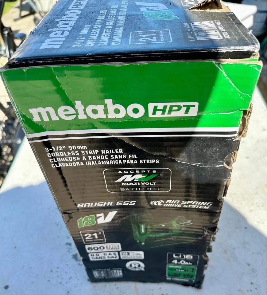 Metabo HPT 18V Cordless Strip Framing Nailer Kit - photo 2