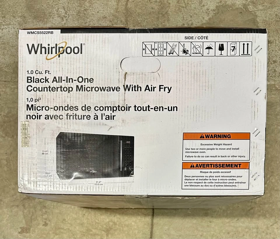 Whirlpool 1.0 Cu. Ft. Black All-In-One Countertop Microwave - photo 3