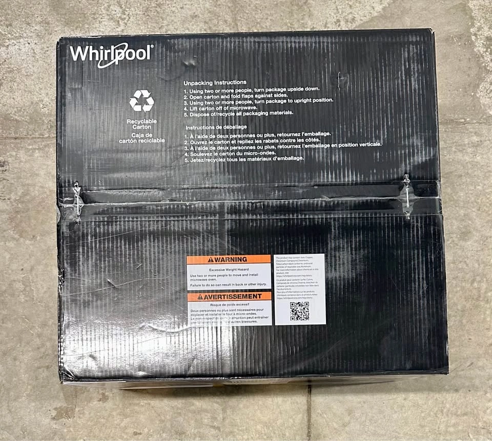 Whirlpool 1.0 Cu. Ft. Black All-In-One Countertop Microwave - photo 4