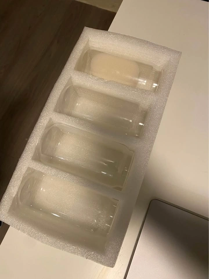 4x beer can glasses with sponge cleaner - photo 5
