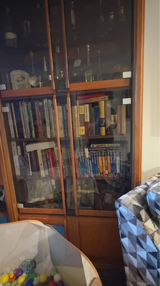 Mid-century Teak wall unit - photo 3
