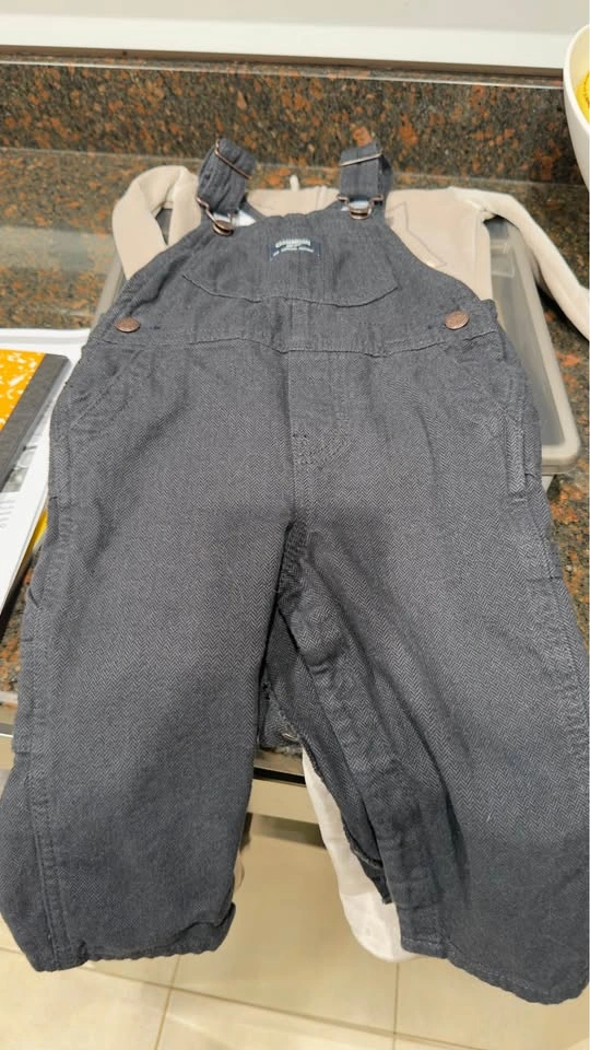 OshKosh B'gosh Herringbone Overalls - photo 3