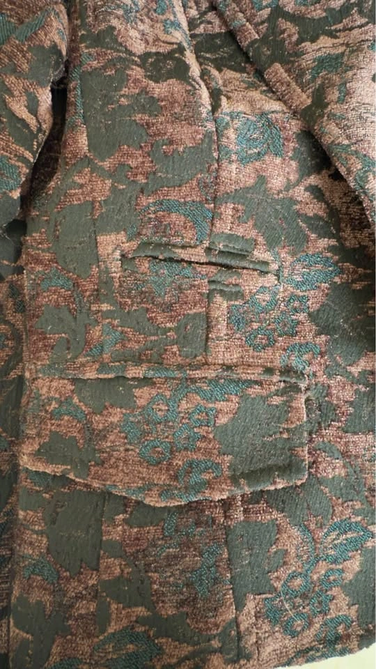 Floral Brocade Blazer Size 34 - photo 3
