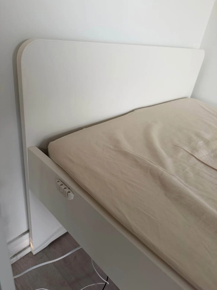 Ikea Single Twin Bed Frame White - photo 5