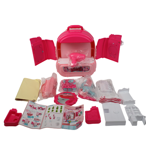 Kids 3-in-1 Makeup Backpack Toy Set Pretend Play Beauty Kit - photo 5
