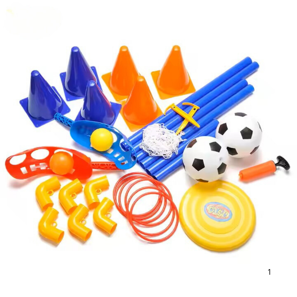 Kids 5-in-1 Soccer Goal Set Outdoor Sports Game - photo 3