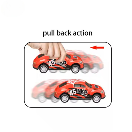 70PCS 1:64 Diecast Pull Back Racing Cars Set w/ Storage Box - photo 4