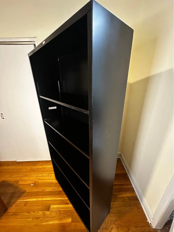 HON Black 5-Shelf Bookcase – Office & Home Storage - photo 2