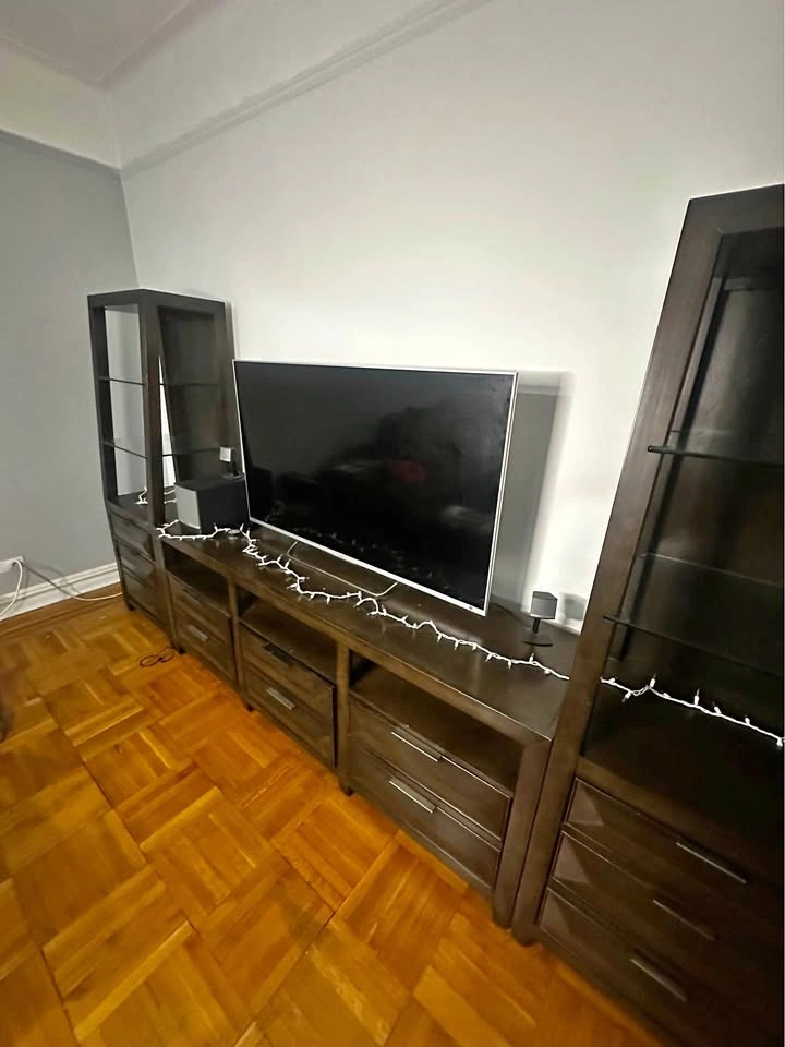Large 3-Piece Entertainment Center w/ Storage (TV not Included)
