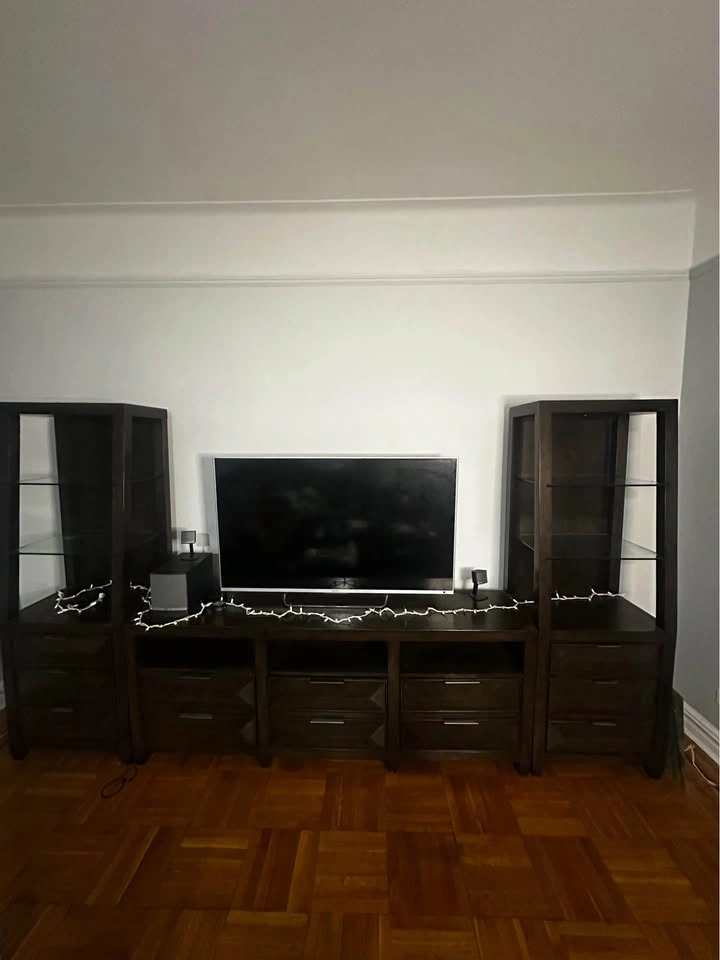 Large 3-Piece Entertainment Center w/ Storage (TV not Included) - photo 4