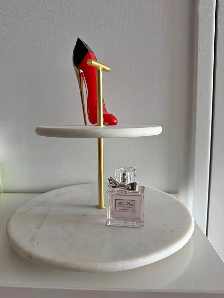 West Elm Marble 2 Tier Stand