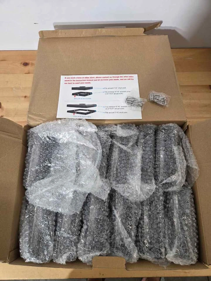 Aponuo Solar Post Cap Lights 12 Pack New - photo 2