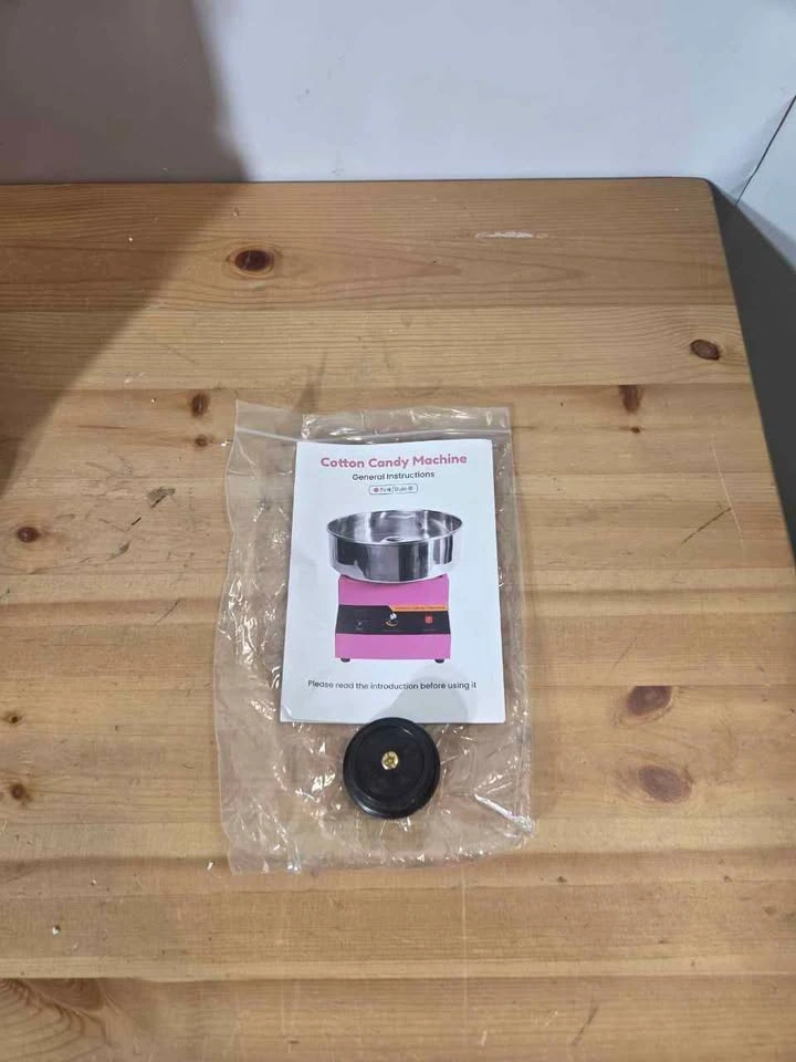 Commercial Cotton Candy Machine with Cover New - photo 5