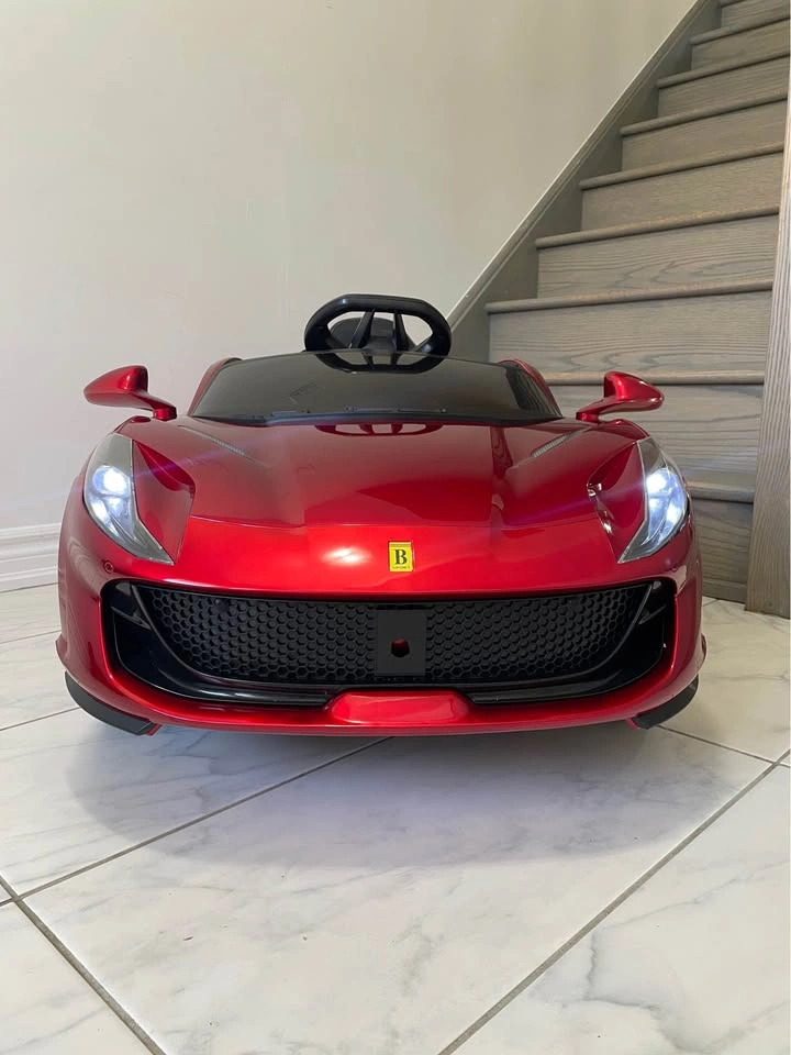 Ferrari Ride-On Electric Car w/ Remote, App Control & Leather Se - photo 2
