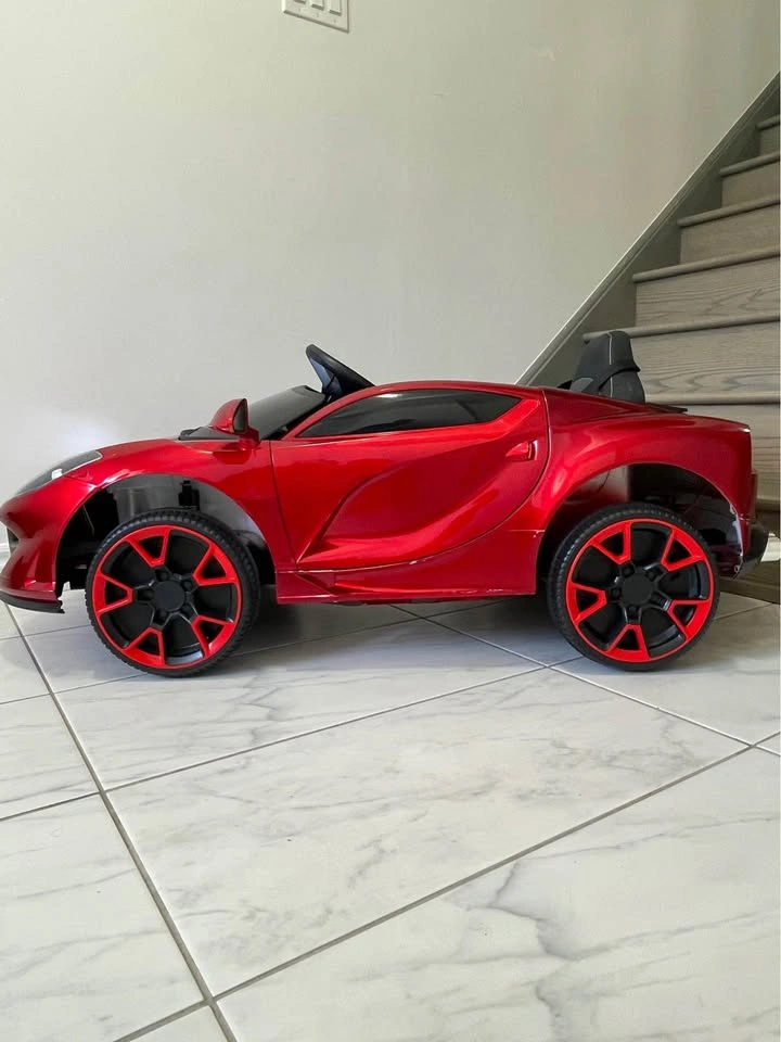 Ferrari Ride-On Electric Car w/ Remote, App Control & Leather Se - photo 5