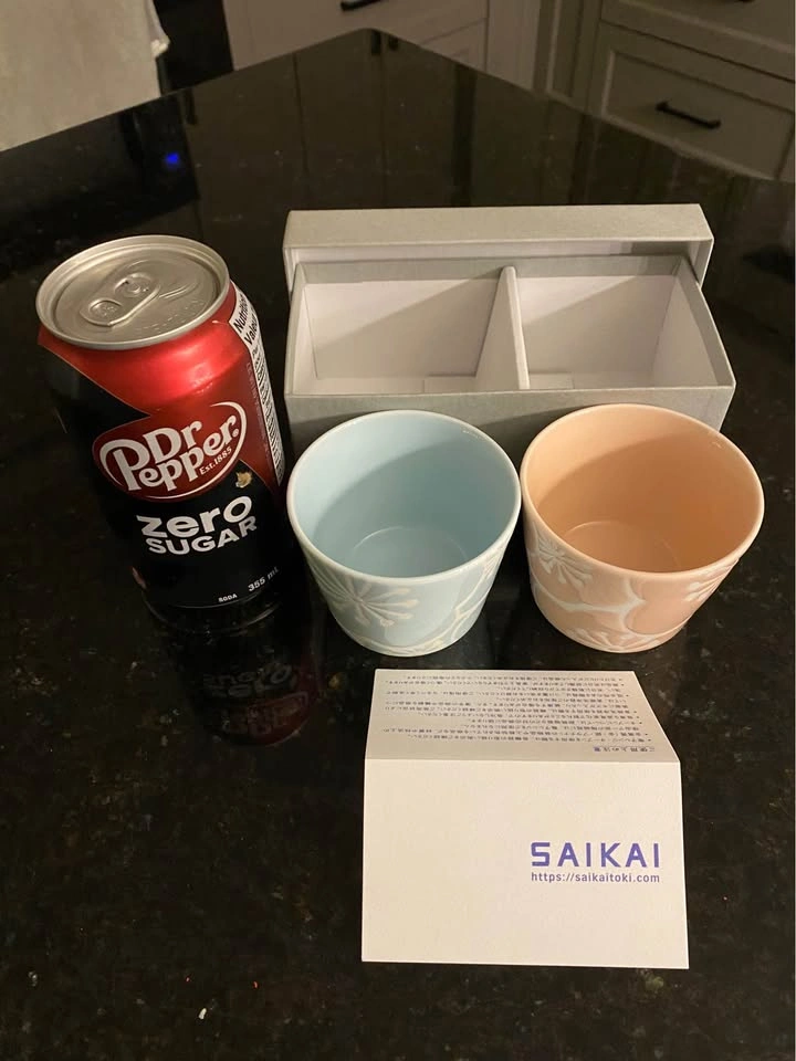 Gift idea: Japanese Porcelain Saki or Tea Cups - photo 3