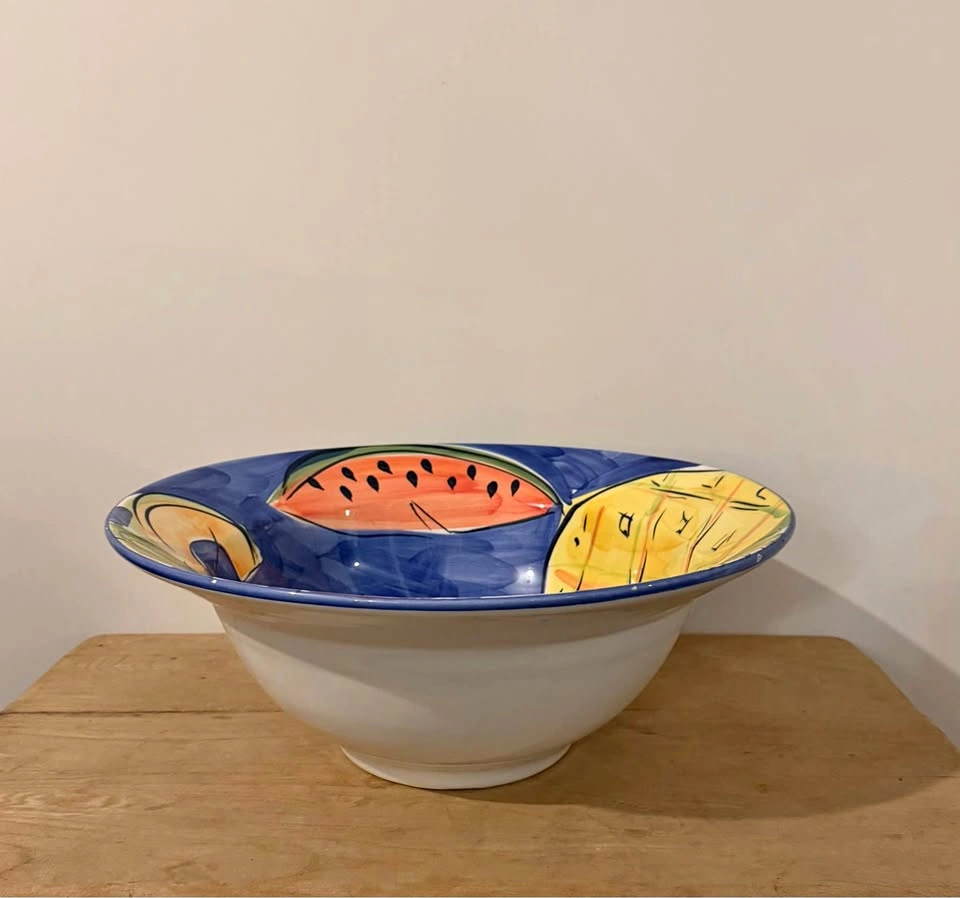 Large Ceramic Bowl | Antica Fornace | Made in Italy | Fruit Desi